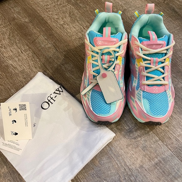 Off-White - Be Right Back Sneakers (Miami) - Mint - RARE - DEADSTOCK! Women’s 8 - Picture 4 of 16